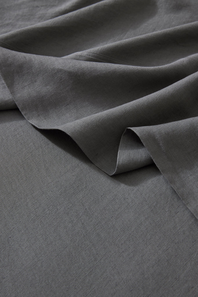 Ravello Fitted Sheet - Charcoal - Naco Design