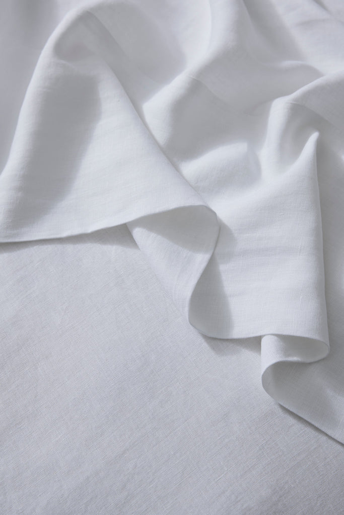 Ravello Flat Sheet - White - Naco Design