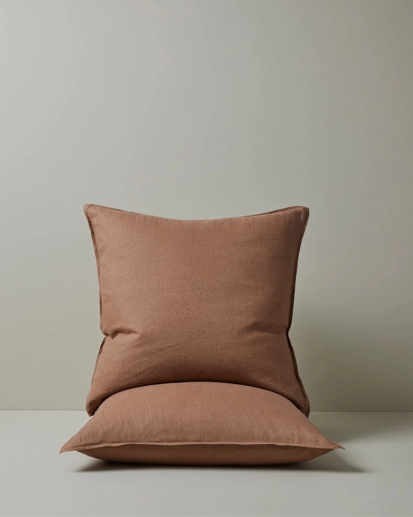 Ravello Pillowcase Pair - Biscuit - Naco Design