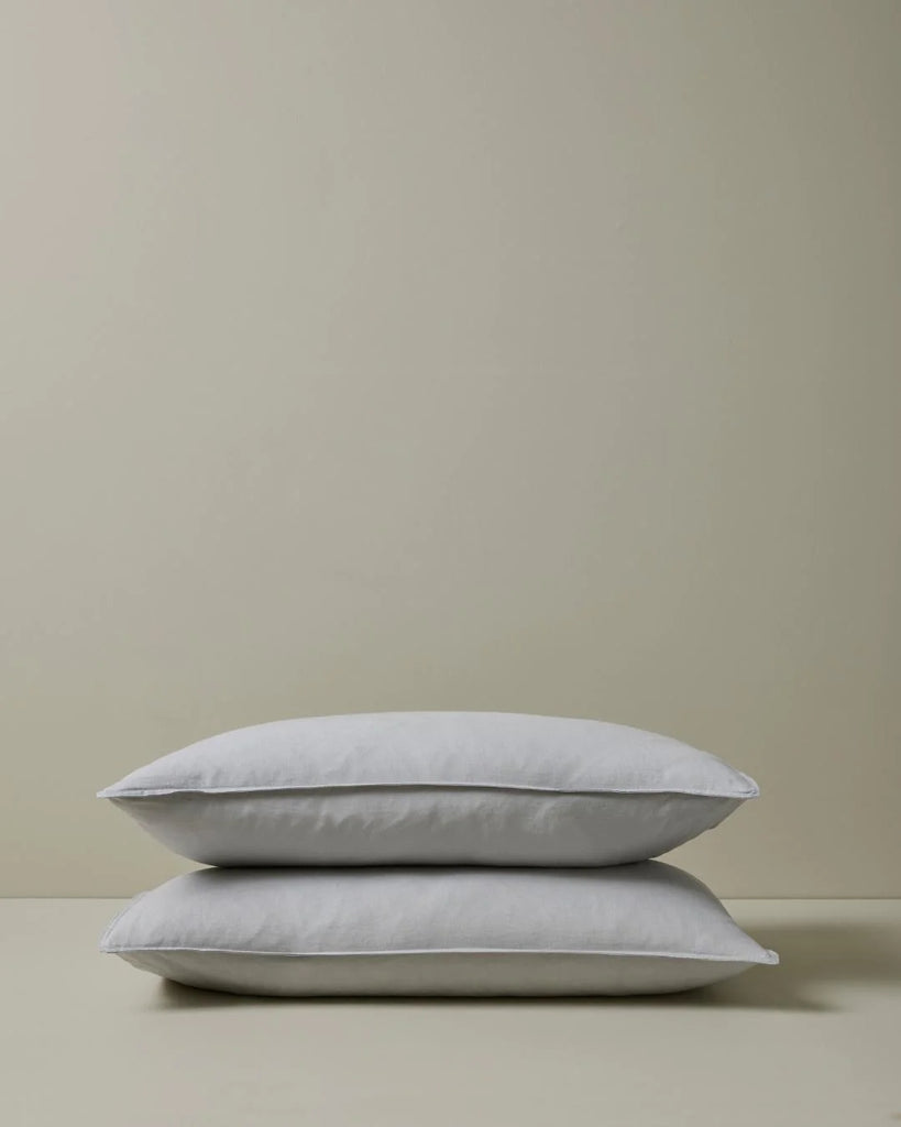 Ravello Pillowcase Pair - Silver - Naco Design