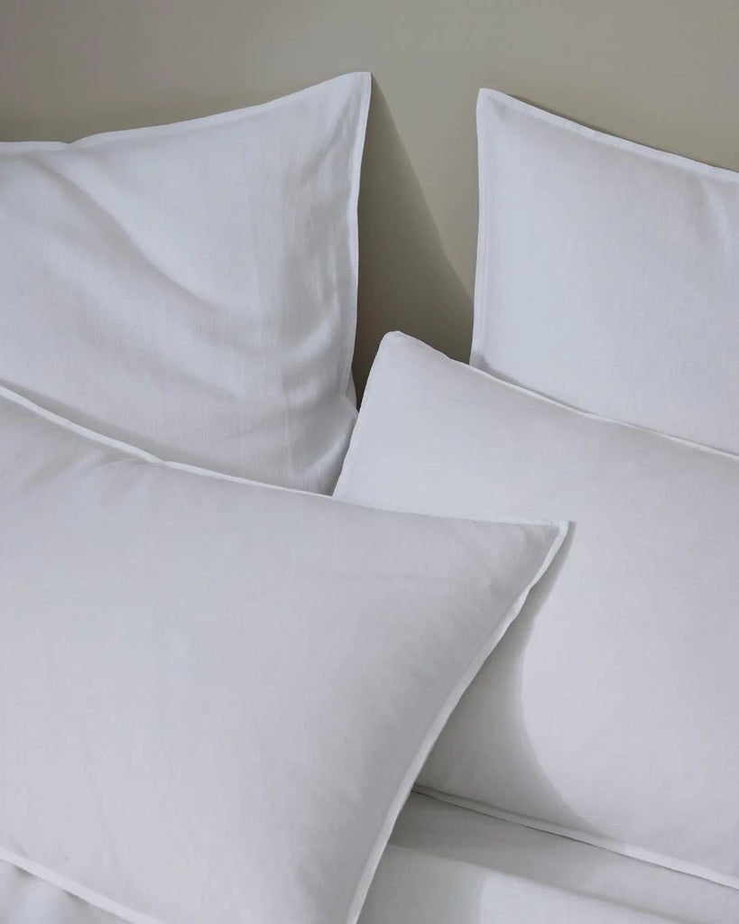 Ravello Pillowcase Pair - White - Naco Design